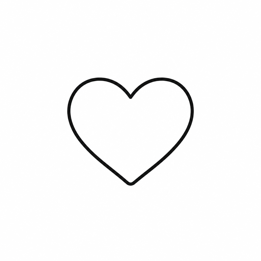 Lovely heart icon